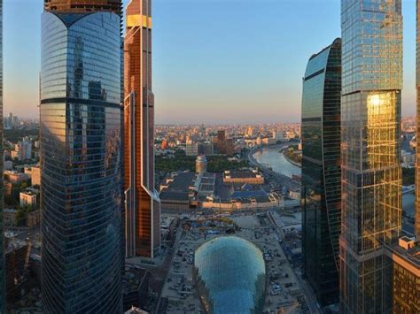 Панорама Москвы с высоты Москва-Сити - COLLECTION-DESIGN.RU