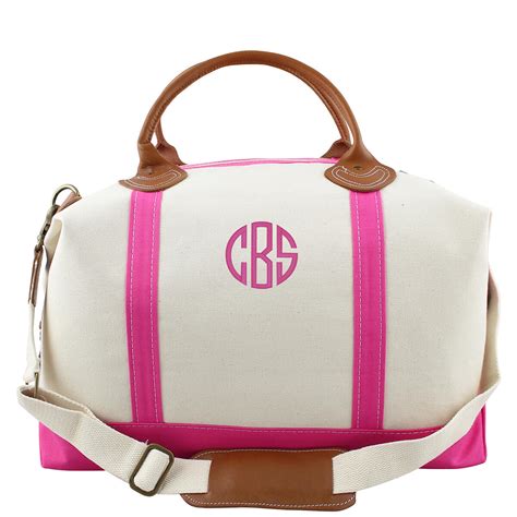 Personalized Weekender Travel Bag | Pink