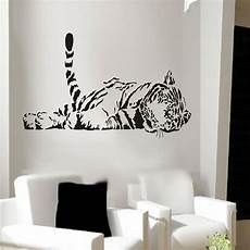 home decor decals animal tiger relaxing wall sticker waterproof home decal home decor decals animal tiger relaxing wall sticker waterproof home decal
