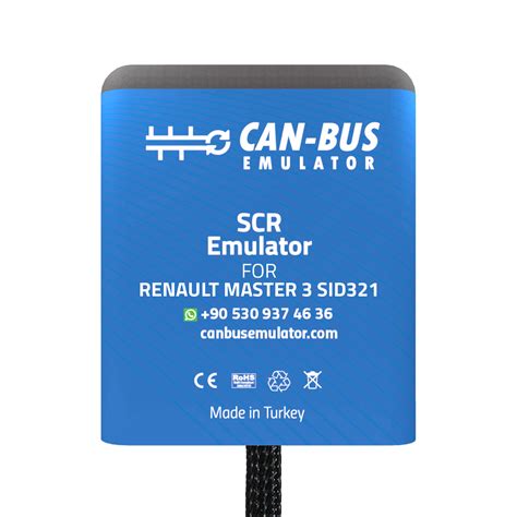 Renault Master 3 SID321 Adblue (SCR+DPF) एम्यूलेटर - Can-Bus Emulator