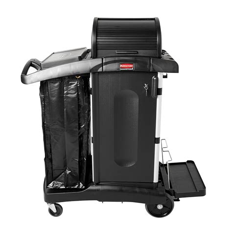 Rubbermaid 1861427 Executive Janitorial Cleaning Cart with Doors and ...