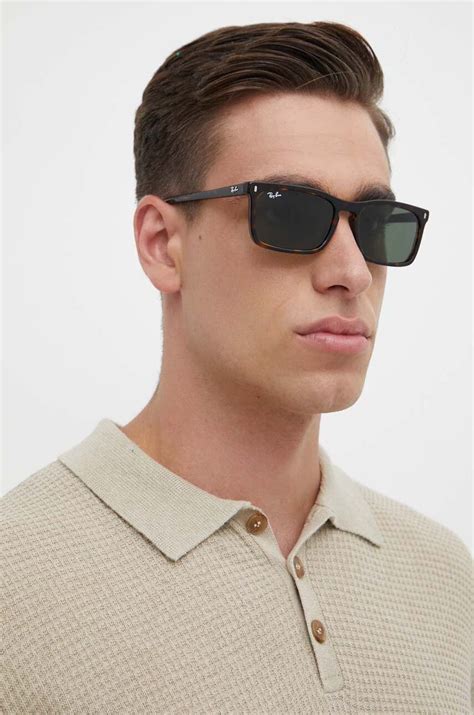 Ray-Ban okulary przeciwsłoneczne kolor brązowy 0RB4435 | Answear.com