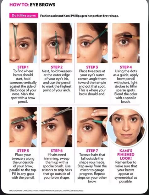 Image result for Step by Step Eyebrow Tutorial