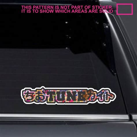 Buy jdm stickers bomb 2x tune camaro static challenger euro decal ...