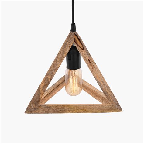 Buy HOMESAKE Wooden Ceiling Lamp from Homesake at just INR 1998.0