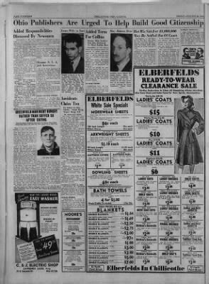 Chillicothe Gazette from Chillicothe, Ohio - Newspapers.com™