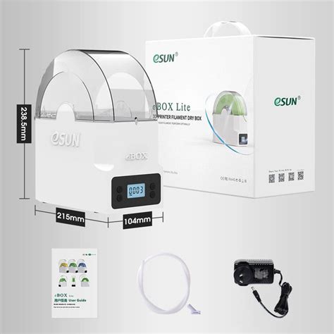 eSun eBOX Lite 3D Printing Filament Storage And Dryer - ThinkRobotics ...