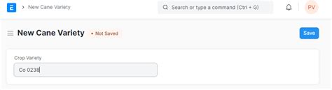 Cane Variety ( Crop Variety)