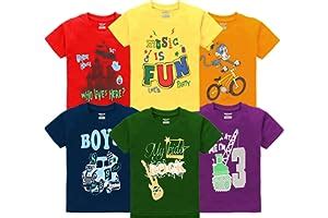 Amazon.in Bestsellers: The most popular items in Boys' T-Shirts