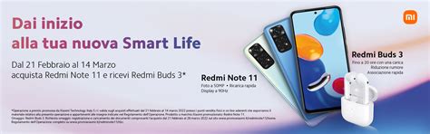 Redmi Note 11 subito in promozione con le Redmi Buds 3 in regalo