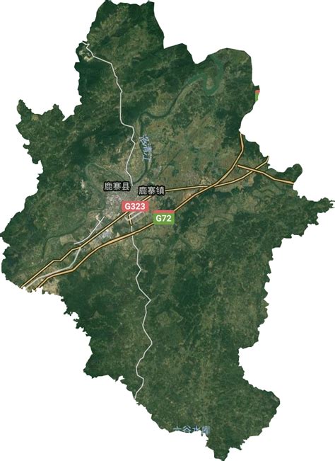 鹿寨镇高清卫星地图