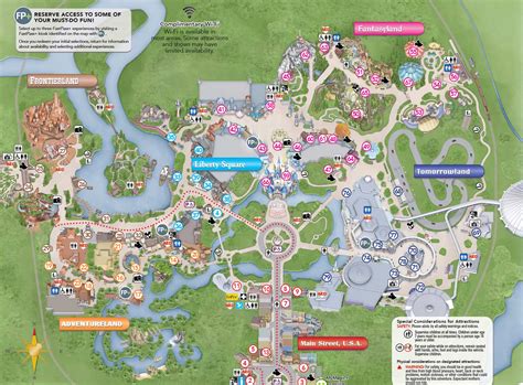 PHOTOS - New Magic Kingdom guide map shows changes to the hub area