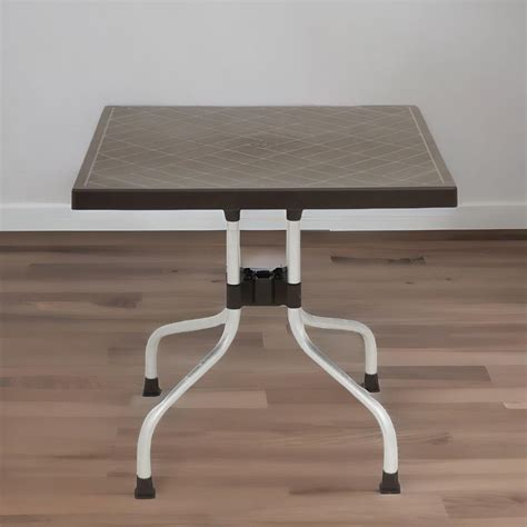 Nilkamal Orchid Square-Shape Plastic Dining Table |3-Year Warranty|for ...