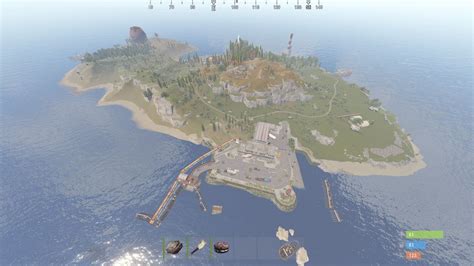 Image result for Rust Island Maps 1 Grid