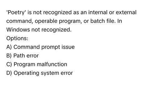 Image result for Not Recognized as an Internal or External Command Operable Program or Batch File