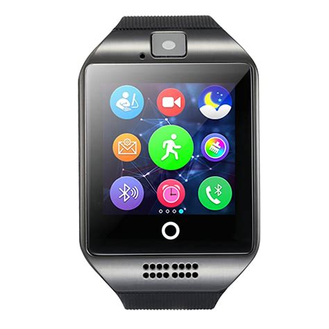 HALA Q18 Black Smartwatch Compatible with All Brands Mobiles : Amazon ...
