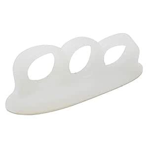Mars Wellness Gel Toe Separators 2 Pair - 3 Loop Crest Toe Straightener ...