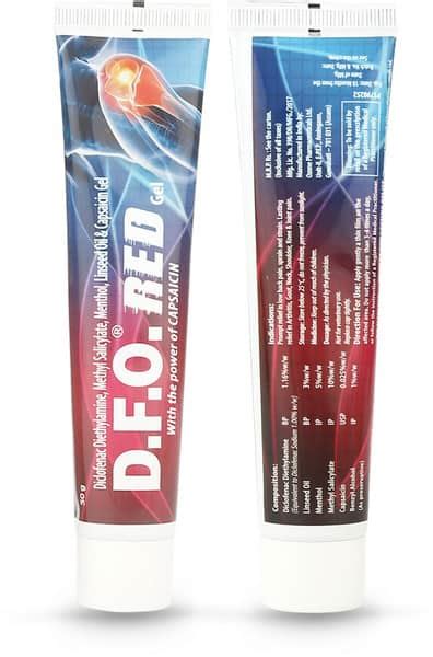 Buy Dfo Red Tube Of 50gm Gel Online & Save Up to 24% at PharmEasy