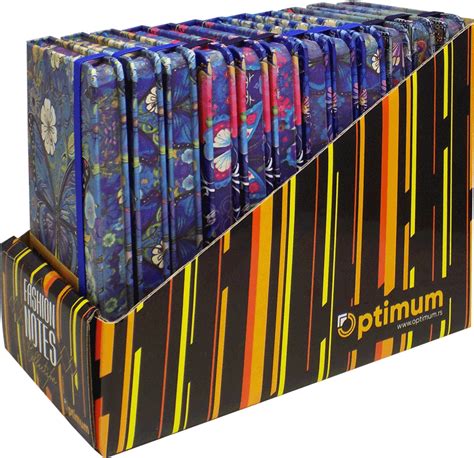 NOTES FASHION BUTTERFLY A6 TP LINIJE DISPLAY 1/12 | B2B - Optimum d.o.o.