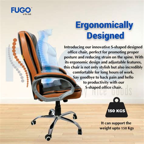 Nice Furniture FUGO® by Nice Goods, Model: NG-12, High Back Ergonomic ...