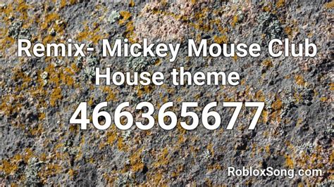 Image result for Mickey Mouse Roblox ID Code