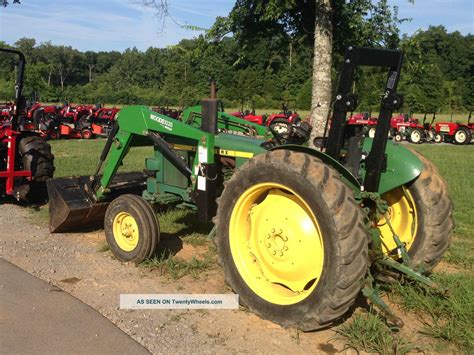 John Deere 2130 With Skid Steer Front End Loader