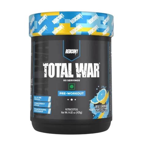 Buy Redcon1 Total War Pre Workout - 60 Servings Online | NutriStar