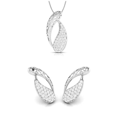 Designer Platinum Diamond Pendant Set JL PT P BT 39-G – Jewelove™