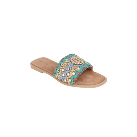 Buy Cheemo Women Brown Ethnic Slip Ons Online | SKU: 92-155-12-39 ...