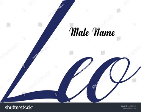 30 Leo Name Writing Images, Stock Photos & Vectors | Shutterstock