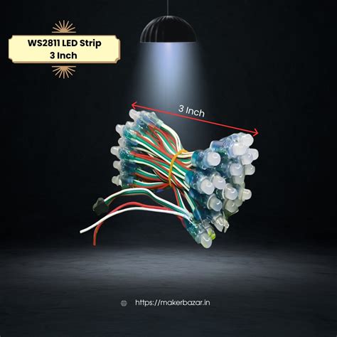 Buy WS2811 Neopixel RGB Waterproof LED Strip – 50 Addressable LEDs for ...