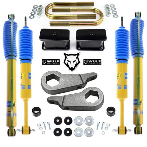 Buy Wulf 3/3" Lift Kit with Bilstein Shocks compatible with 1998-2011 ...
