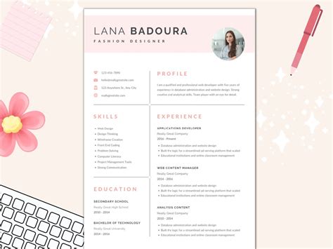 Buy Resume Template Professional Cv Template Word and Google Docs ...
