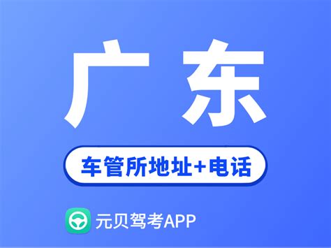 广东省车管所地址及办公电话_学车动态-驾驶员考试
