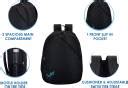 SKYBAGS Brat 2 22 L Backpack Black/Blue - Price in India | Flipkart.com