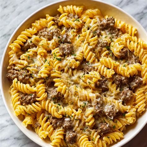Ultimate Hearty Beef and Rotini Pasta with Rich Tomato Herb Sauce ...