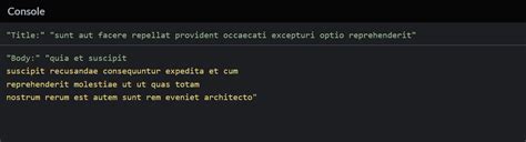 JavaScript Fetch API Tutorial 的图像结果