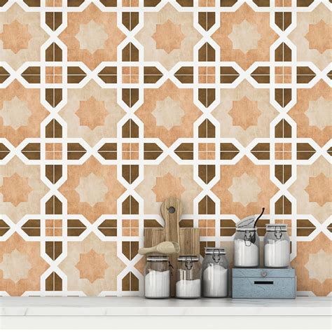 MOSAICOWALL DIY Decorative Wall Tile Stickers 6" x 6" Inch (Pack of 27 ...