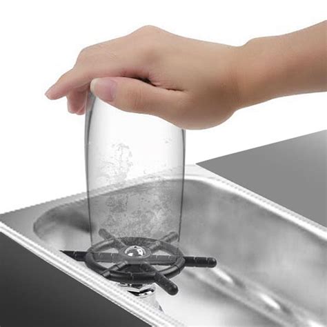 Buy Faucet Glass Washer Kitchen Sink Automatic Cup Washer Bar Glass ...