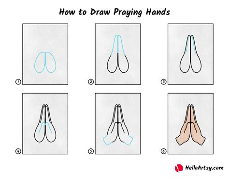 Praying Hands Sketches