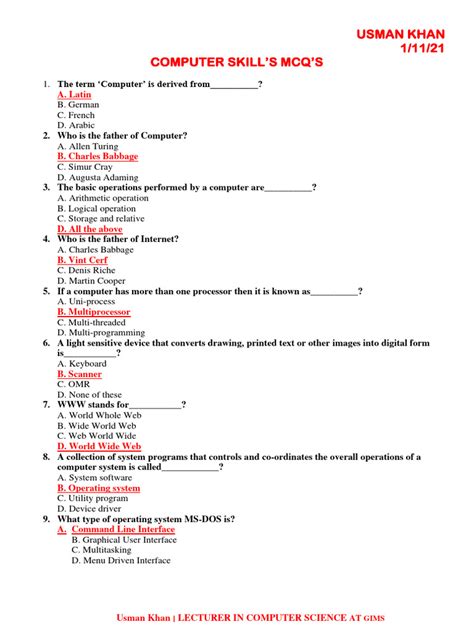 Image result for MCQ On Computer Software