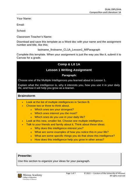 Assignment Lesson Plan 的图像结果