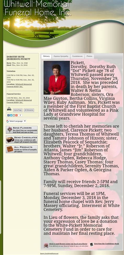 Whitwell Memorial Funeral Home, Inc. | Whitwell TN