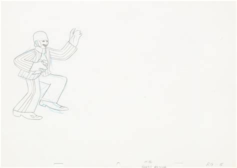 The Beatles a group of original animation drawings and cels of Jeremy ...