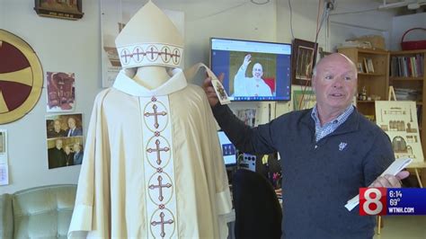 Southington man reminisces on making vestments for Pope Francis in wake ...
