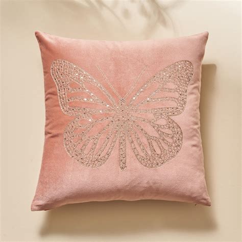 Buy Extravagance Embroidered Cushion Cover - 40x40cm from Home Centre ...