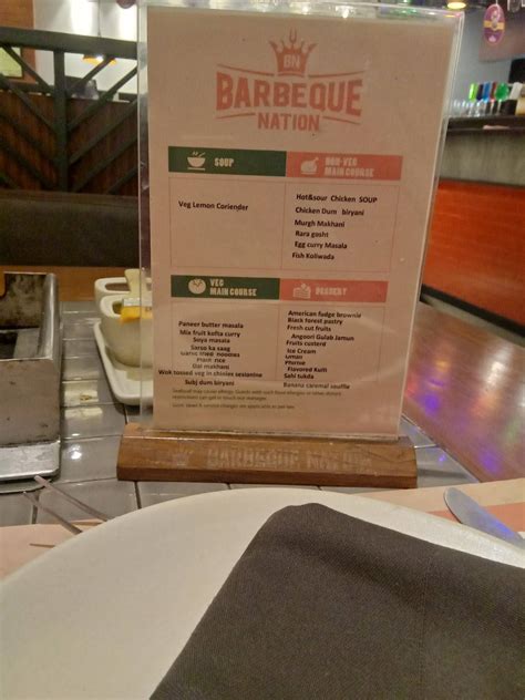 Menu at Barbeque Nation - Jaipur - Tonk Road, Jaipur, Show Room 01&02