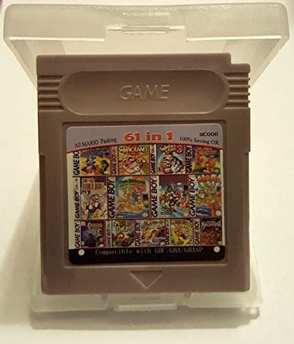 Buy 61 in 1 Game Boy COLOR GBC Multi Cart English Version Mario ...