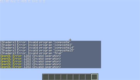 G-Buffer Program Error Shaders Minecraft 的图像结果