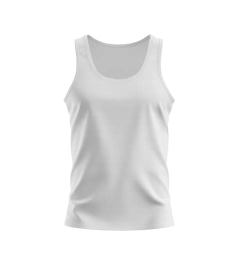 Front tank top on white background | Premium Photo